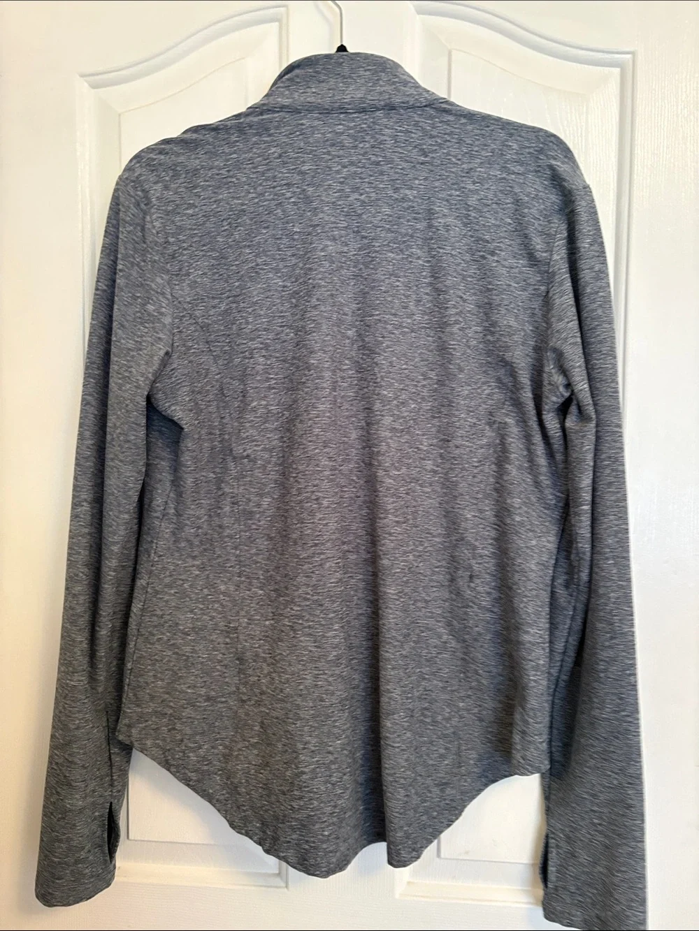 Unbranded Women's Heather Gray Zip-Front Active Jacket